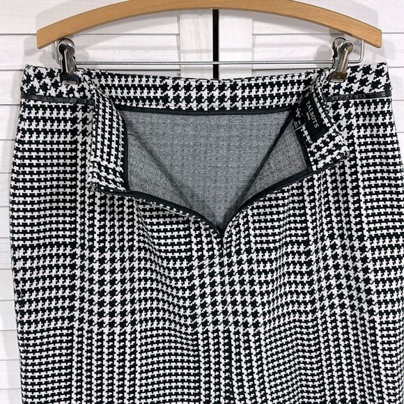 Talbots Houndstooth Skirt Size 14P Classic Ponte Fabric - Picture 10 of 12